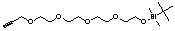 95% Min Purity PEG Linker   2,2,3,3-Tetramethyl-4,7,10,13,16-pentaoxa-3-silanonadec-18-yne  203642-77-7