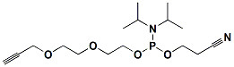Γόμφος πολυ Propargyl - peg3-1 Ο - (Β - Cyanoethyl - Ν, Ν - Diisopropyl) Phosphoramidite